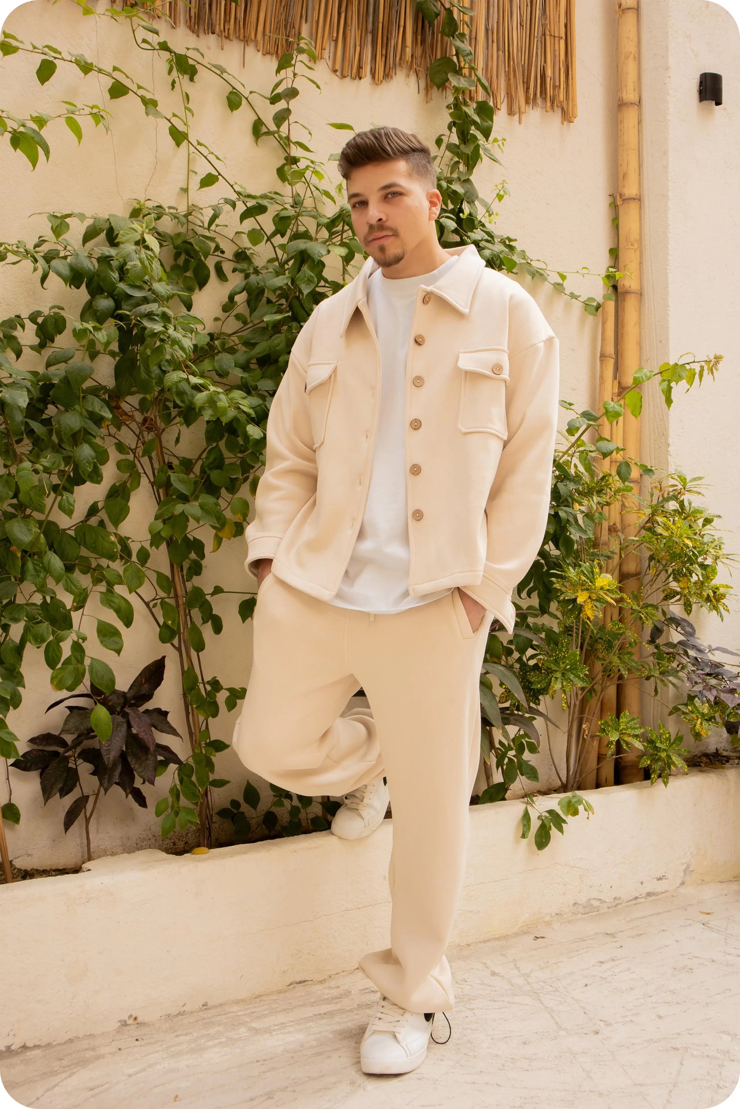 Men's Beige Suit