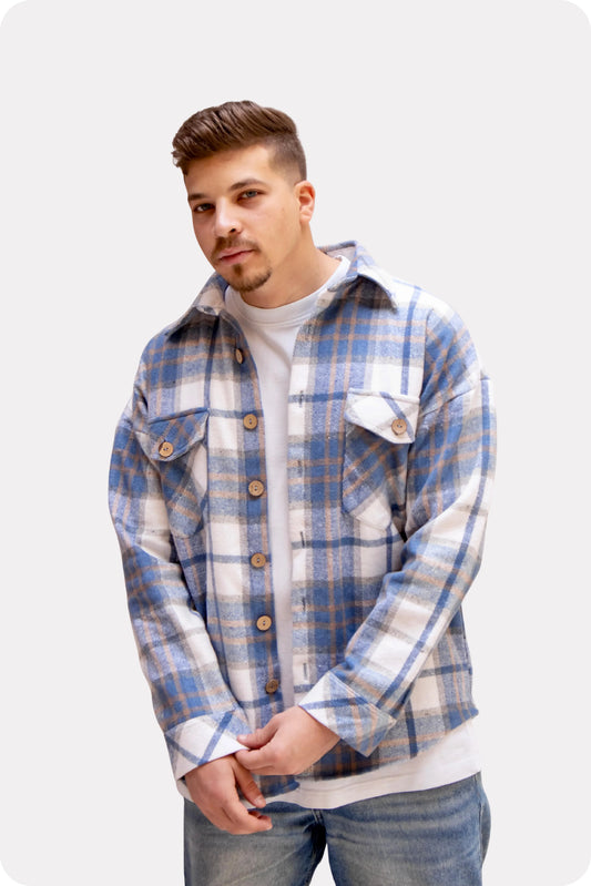 Men's Karo Blue Shirt